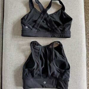 Lululemon Athletica Black High-Impact Sports Bra